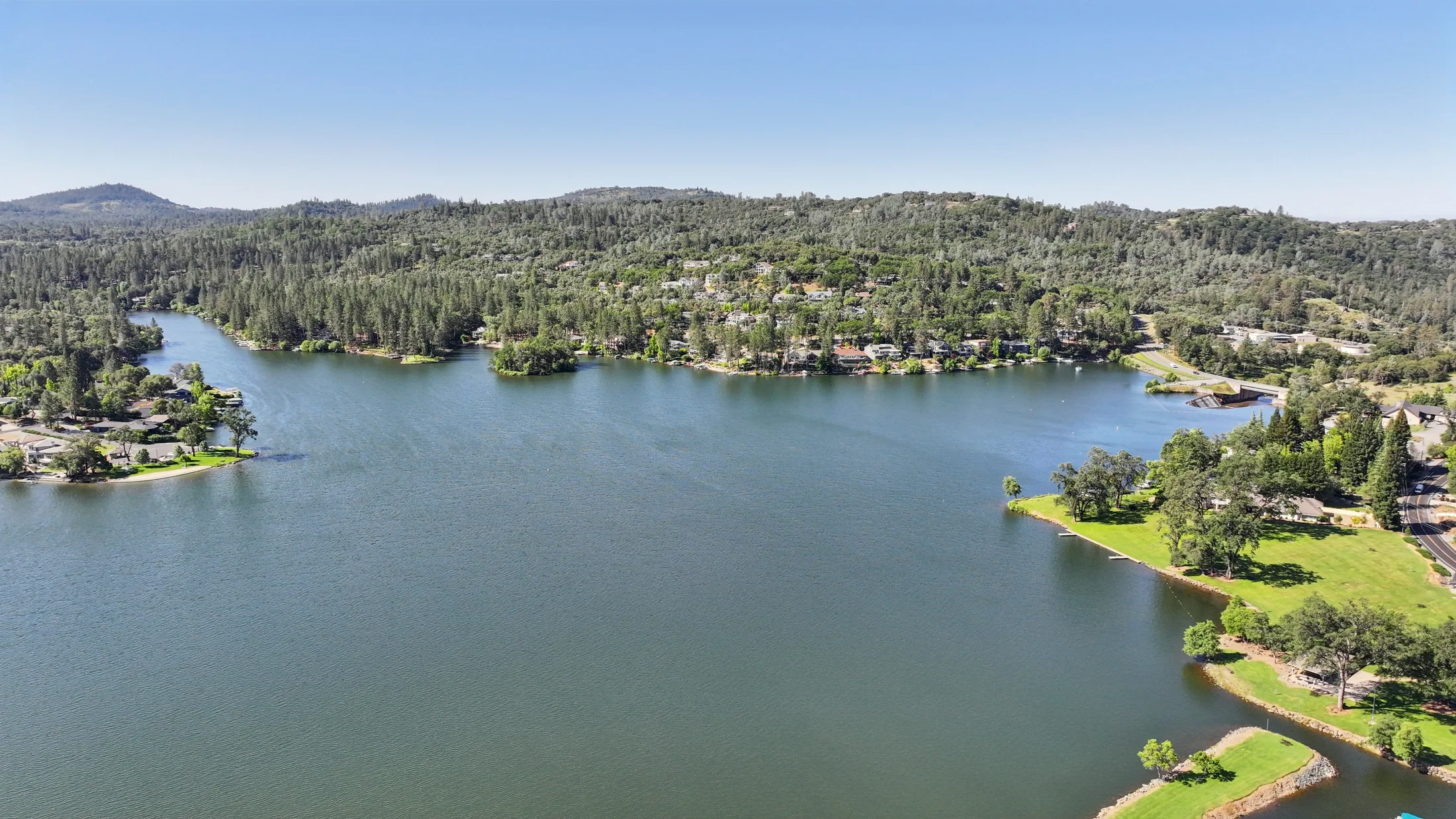 Echo Blue Drive · Aerial context